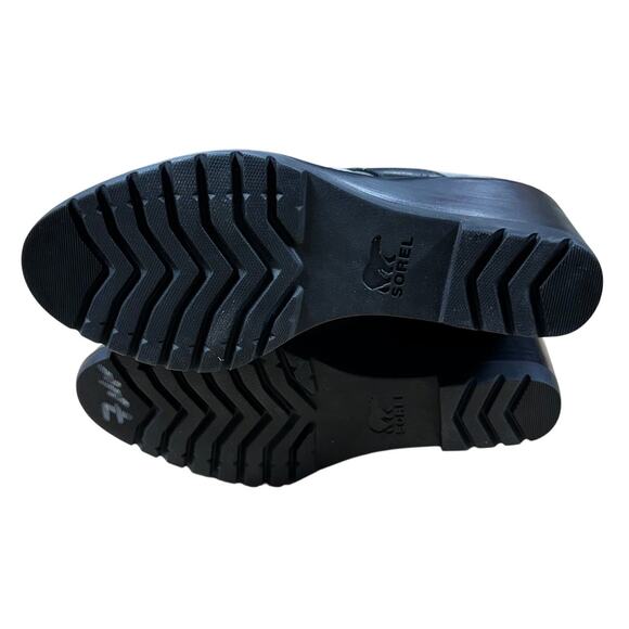 Sorel After Hours Leather Booties Grey Black Buckle Closure Women's Size 7 NWOB - Picture 6 of 6